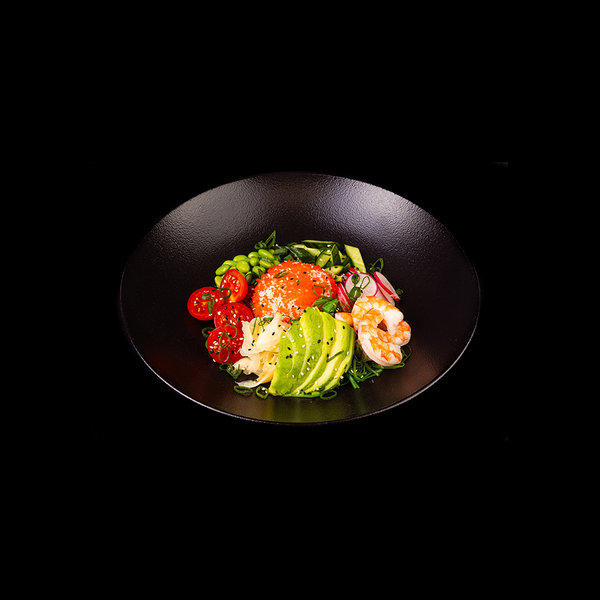 Poke bļoda ar garnelēm