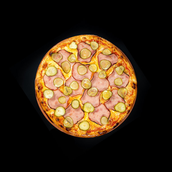 Šķiņķa pica (puse)