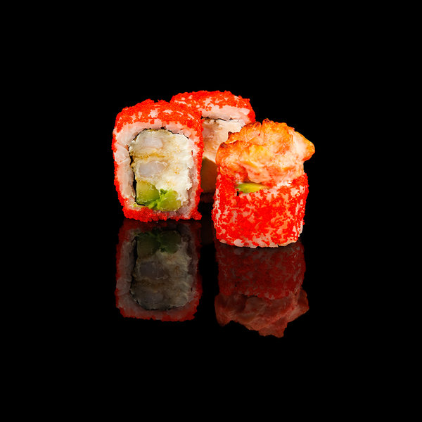 (608) Tempura ebi salmon (8gab)