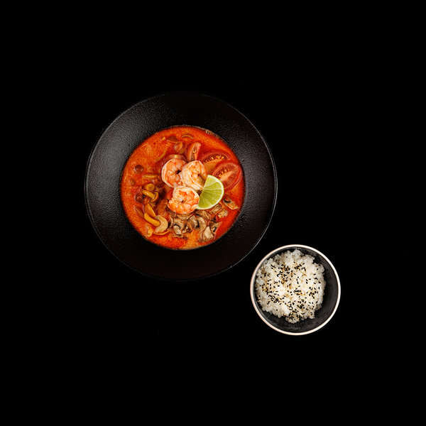 Tom-yum garneļu zupa